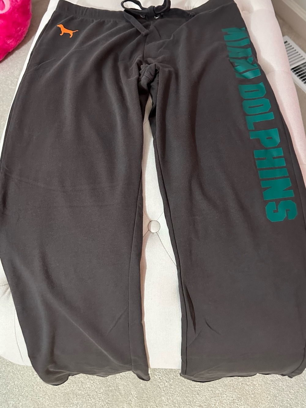 VS Pink Original NFL Collection Miami Dolphins Boyfriend Sweatpants